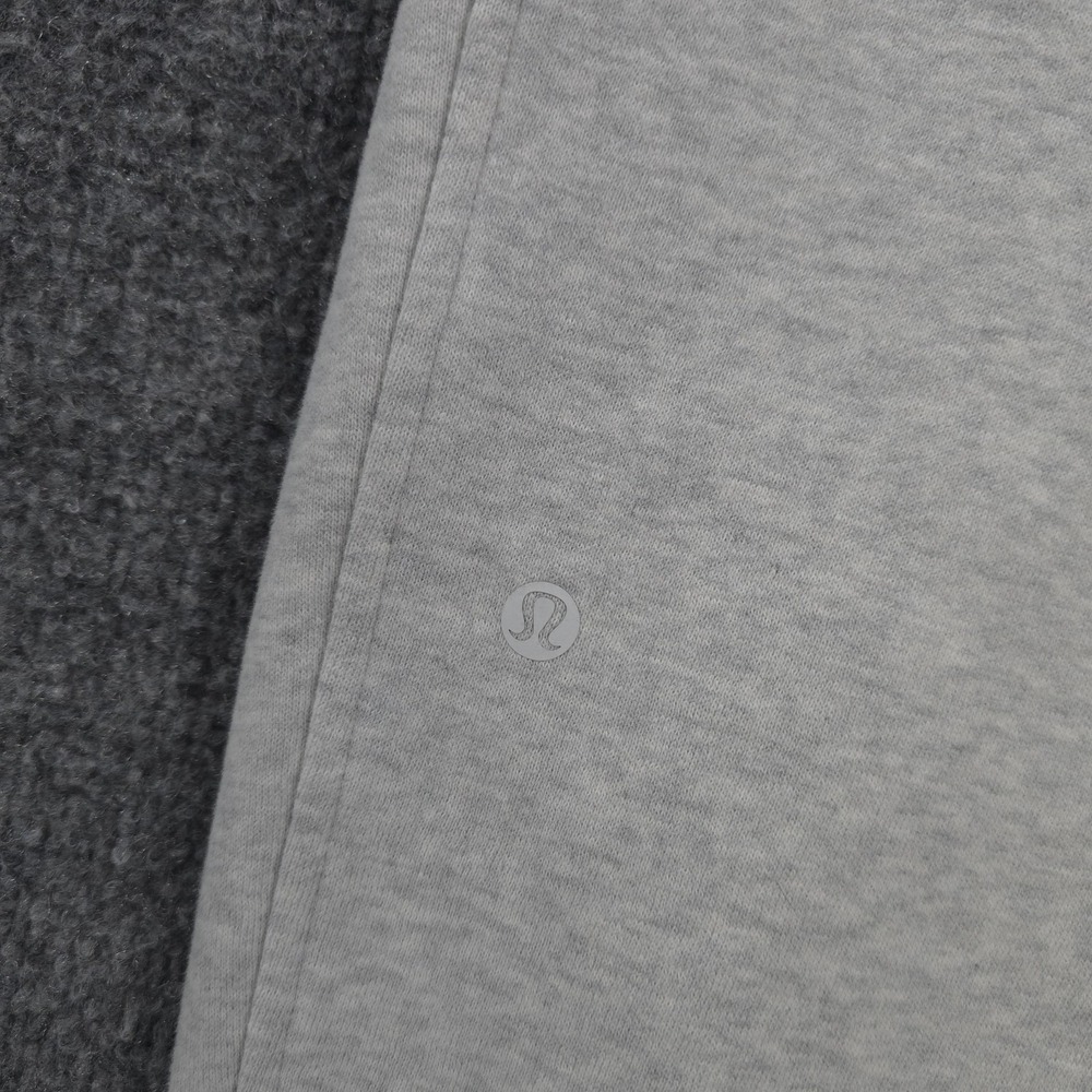 Lululemon Pants Womens 12 Gray Scuba High Rise Jogger Fleece Lounge Gym Cozy - Picture 10 of 10